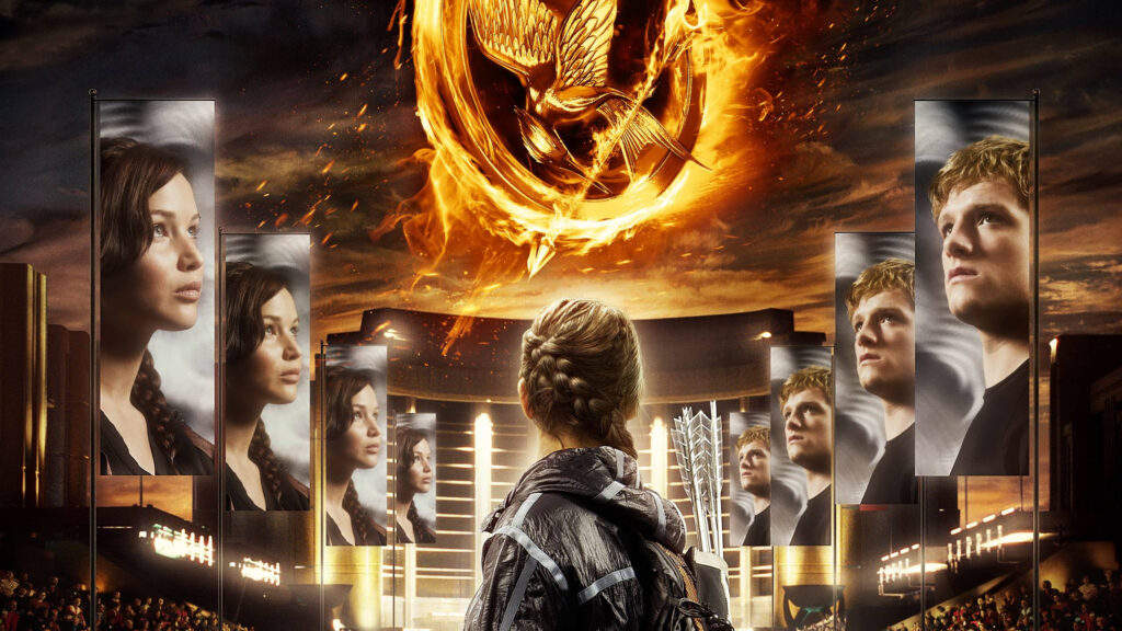 The Hunger Games Katniss and Peeta Desktop Wallpaper