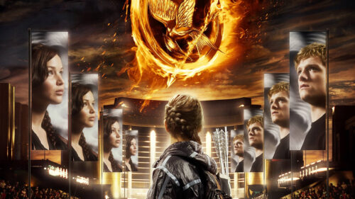 The Hunger Games Katniss and Peeta Desktop Wallpaper
