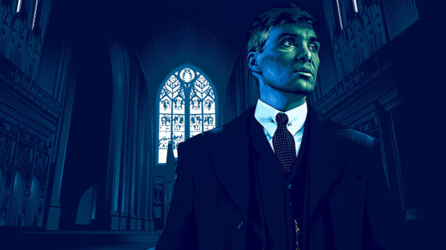 Cillian Murphy Peaky Blinders Character Illustration Desktop Wallpaper
