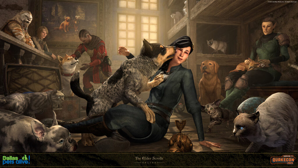 The Elder Scrolls Online Pets Desktop Wallpaper