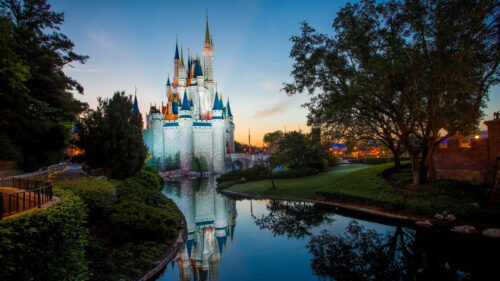 Cinderella Castle at Walt Disney World Resort Desktop Wallpaper