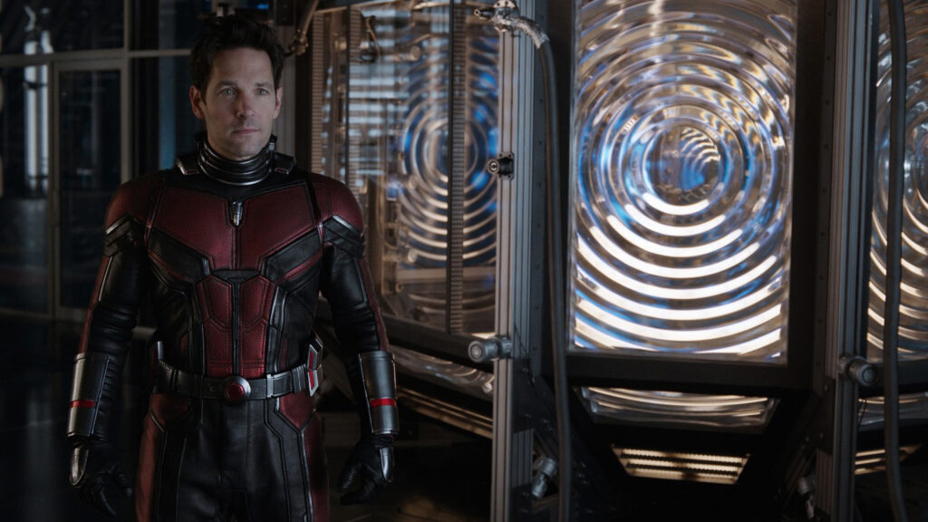 Scott Lang Standing in the Quantum Lab PC Wallpaper