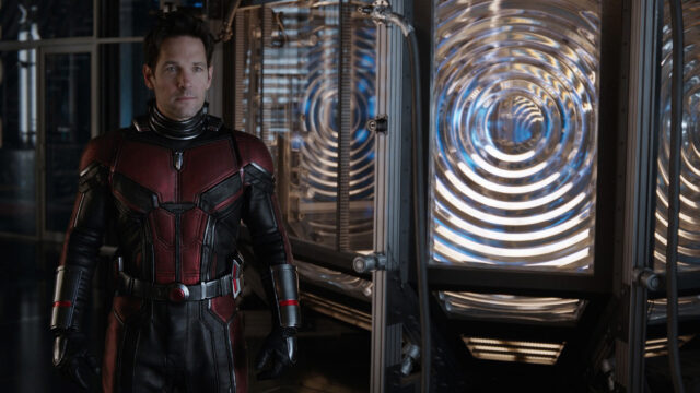 Scott Lang Standing in the Quantum Lab PC Wallpaper