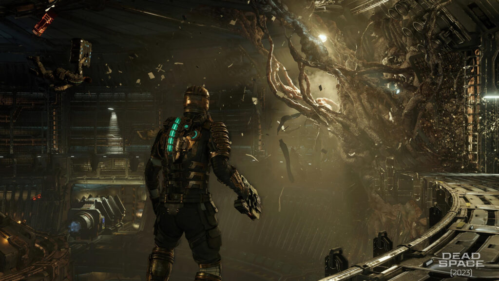 Isaac Clarke in the Ishimura Dead Space Remake 4K Wallpaper