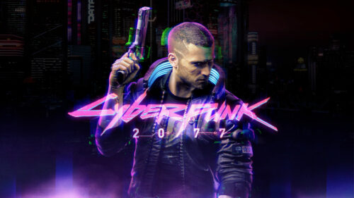 Male Cyberpunk Protagonist 4K Wallpaper
