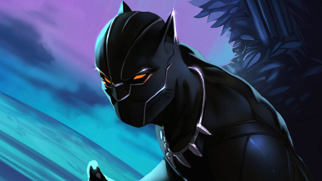 Black Panther Superhero Art 4K Desktop Wallpaper