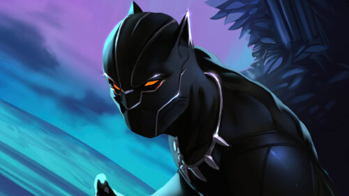 Black Panther Superhero Art 4K Desktop Wallpaper