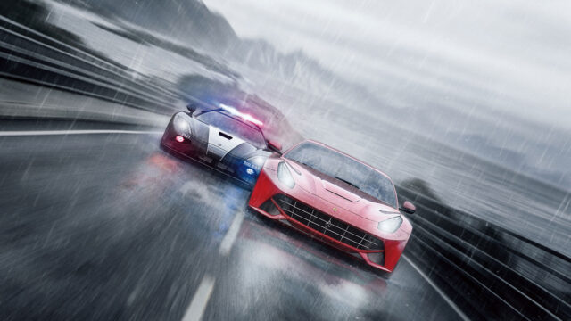 High Speed Police Pursuit Ferrari F12berlinetta Desktop Wallpaper