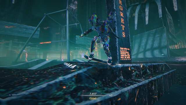 Skate Story Glitch Core Character Grind Desktop Wallpaper