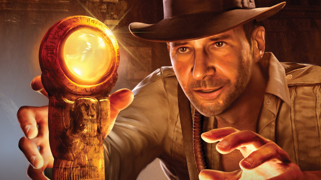 Indiana Jones Adventure Glowing Artifact Desktop Wallpaper