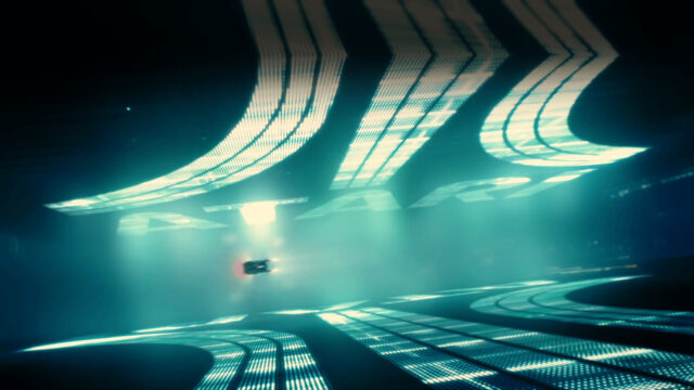 Futuristic Sci-Fi Cityscape at Night PC Wallpaper