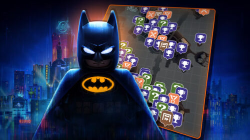 Lego Batman Gotham City Map Desktop Wallpaper