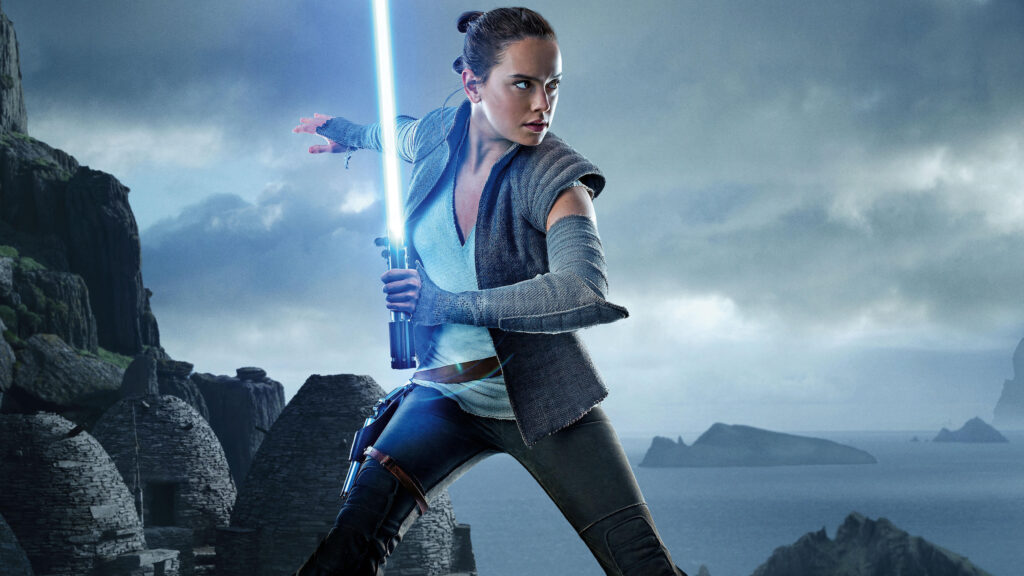 Rey Skywalker Star Wars The Last Jedi High-Quality Desktop Wallpaper