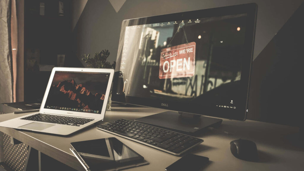 Minimalist Home Office Workspace 4K Wallpaper