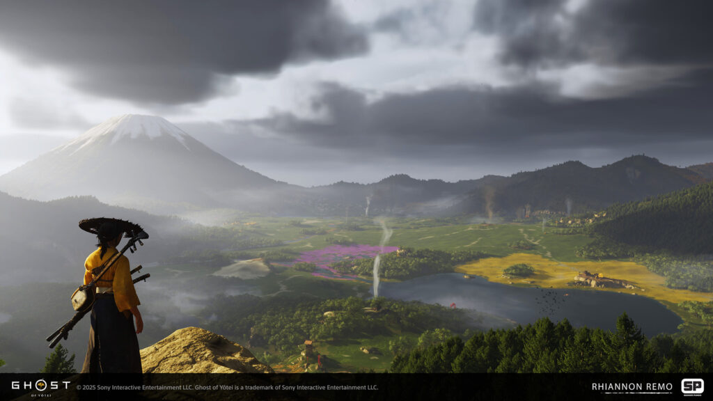 Ghost of Yotei Mountain View Scenic 4K Wallpaper