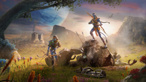 Avatar Frontiers of Pandora Na’vi Warriors 8K Desktop Wallpaper