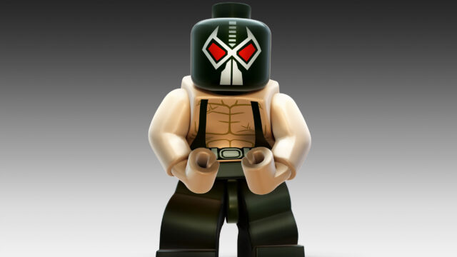 Lego Bane Character Close-up 4K Desktop Wallpaper