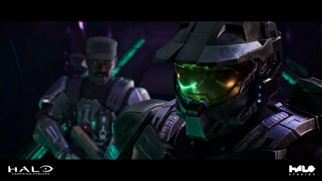 Master Chief and Sergeant Johnson Halo Campaign Evolved 4K Wallpaper