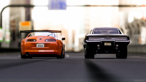 The Fast and the Furious Iconic Final Race Desktop Wallpaper