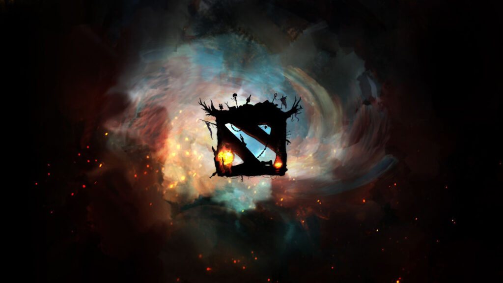 Dota 2 Themed Abstract Artistic Desktop Wallpaper