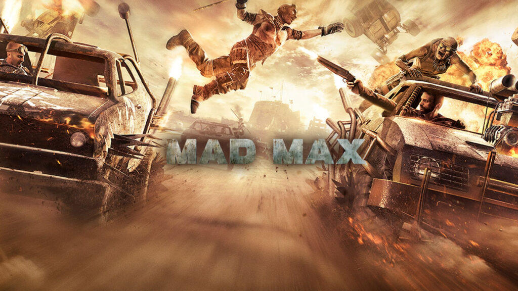 Mad Max Action Car Chase 4K Desktop Wallpaper