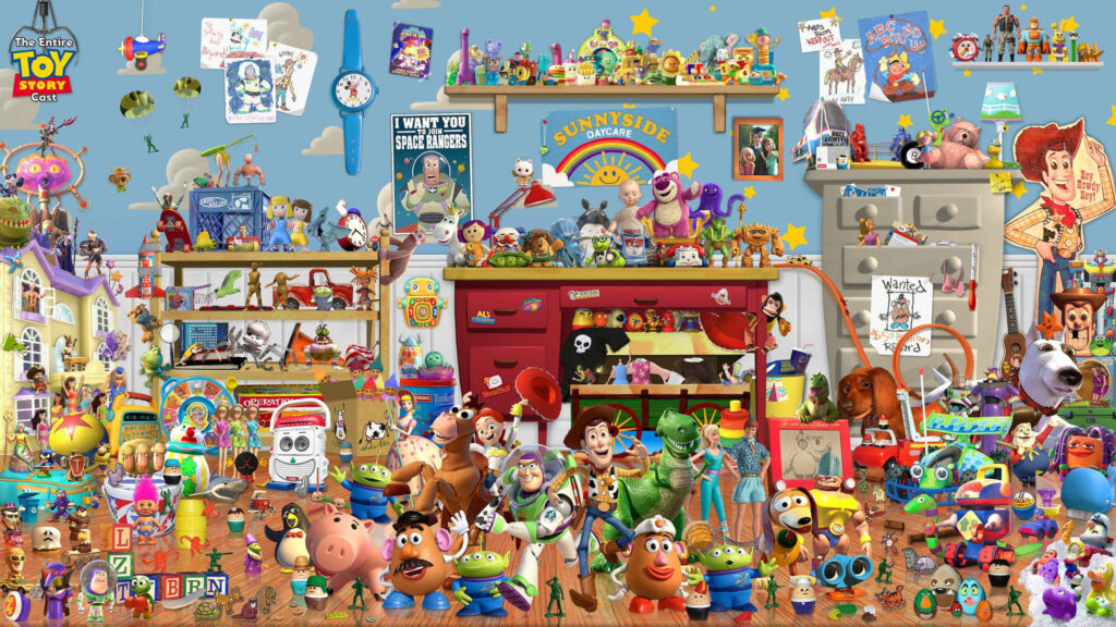 Toy Story Character Collection 4K Desktop Wallpaper