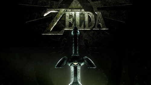 The Legend of Zelda Master Sword Dark Atmosphere Desktop Wallpaper