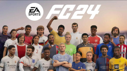 EA Sports FC 24 Soccer Stars Ensemble Desktop Wallpaper