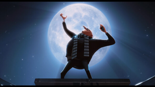 Gru Reaching for the Moon Cinematic Desktop Wallpaper