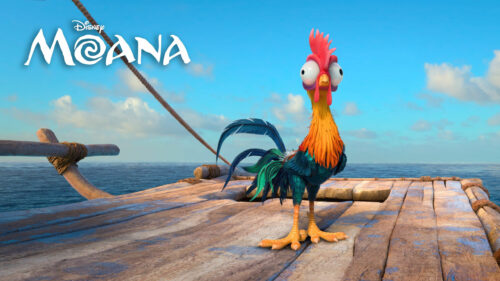 Hei Hei the Rooster from Moana Desktop Wallpaper