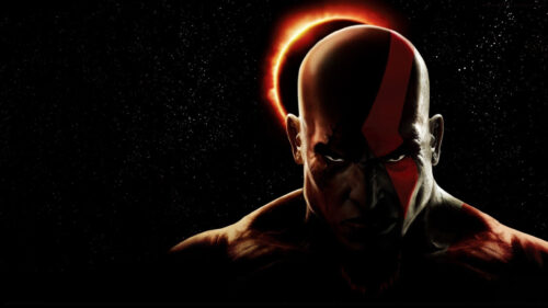 Kratos God of War Portrait Desktop Wallpaper