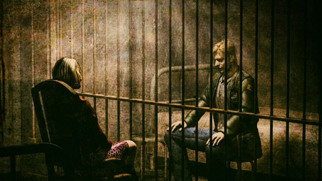 Silent Hill 2 James and Maria Prison Cell Desktop Wallpaper