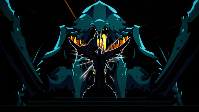 Ethereal Angel Versus Alien Leviathan Desktop Wallpaper