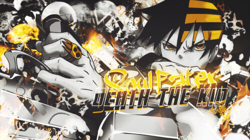 Death the Kid Soul Eater Desktop Wallpaper 4K