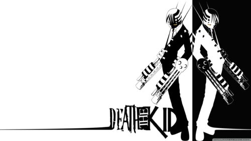 Death the Kid Soul Eater Minimalist Desktop Wallpaper