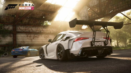 Toyota Supra Generations Forza Horizon 5 Desktop Wallpaper