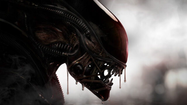 Xenomorph Profile Close-up Desktop Wallpaper