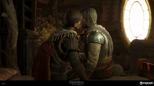 GreedFall Romantic Scene 4K Desktop Wallpaper