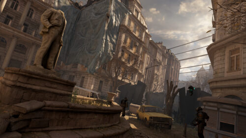 Post-Apocalyptic City Scene 4K Desktop Wallpaper