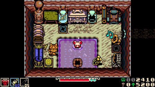Retro Pixel Art Dungeon Room Desktop Wallpaper