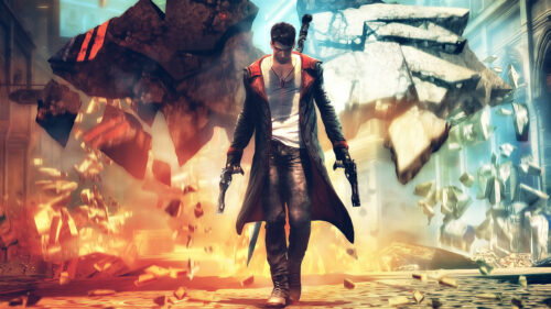 Dante from DmC: Devil May Cry Action Desktop Wallpaper