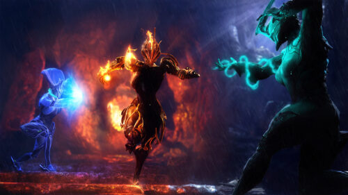 Fantasy Warriors Elemental Clash Desktop Wallpaper