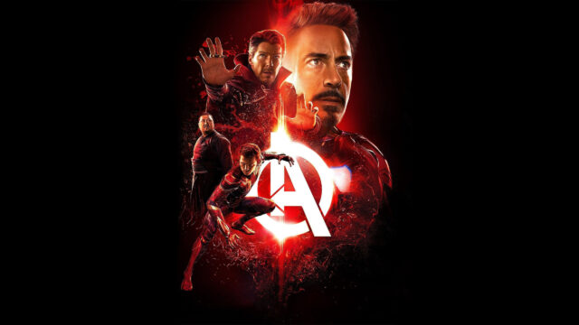 Avengers Infinity War Fan Art Red Design 4K Desktop Wallpaper