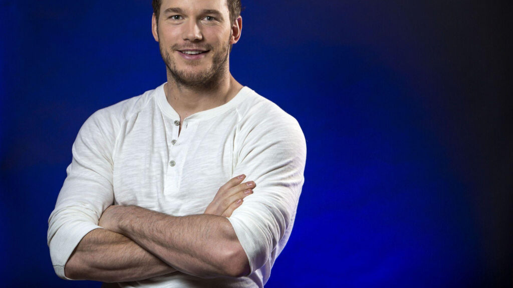 Chris Pratt Portrait 4K Desktop Wallpaper