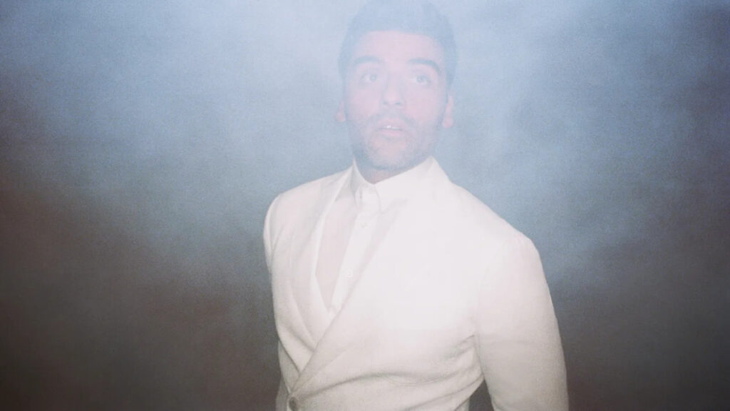 Portrait of a Man in a White Suit Desktop Wallpaper