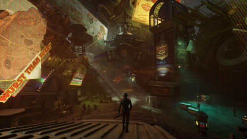 The Outer Worlds Sci-Fi City Desktop Wallpaper