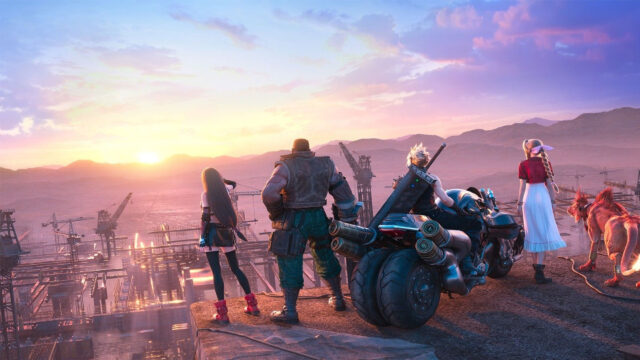 Final Fantasy VII Rebirth Sunset Horizon Desktop Wallpaper