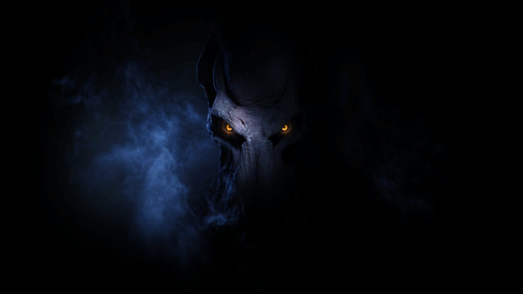 Dark Fantasy Mind Flayer Portrait 4K Desktop Wallpaper
