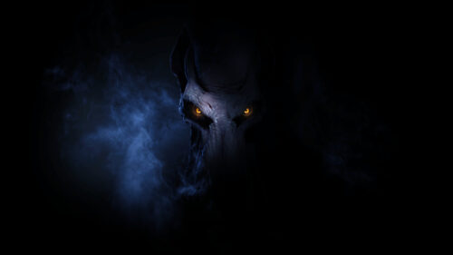 Dark Fantasy Mind Flayer Portrait 4K Desktop Wallpaper