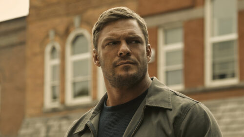 Alan Ritchson as Jack Reacher Close-up 4K Desktop Wallpaper